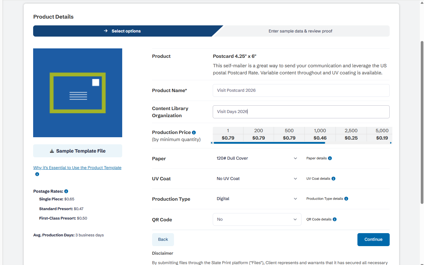 SlatePrint product details